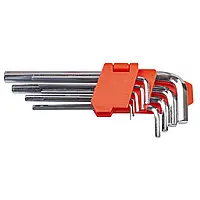 Набор ключей Lavita 1,5 мм – 10 мм L-образных шестигранные удлиненные 9 шт. (LA 511602)