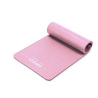 Коврик (мат) для йоги и фитнеса Gymtek NBR 1 см розовый UK, код: 7718979