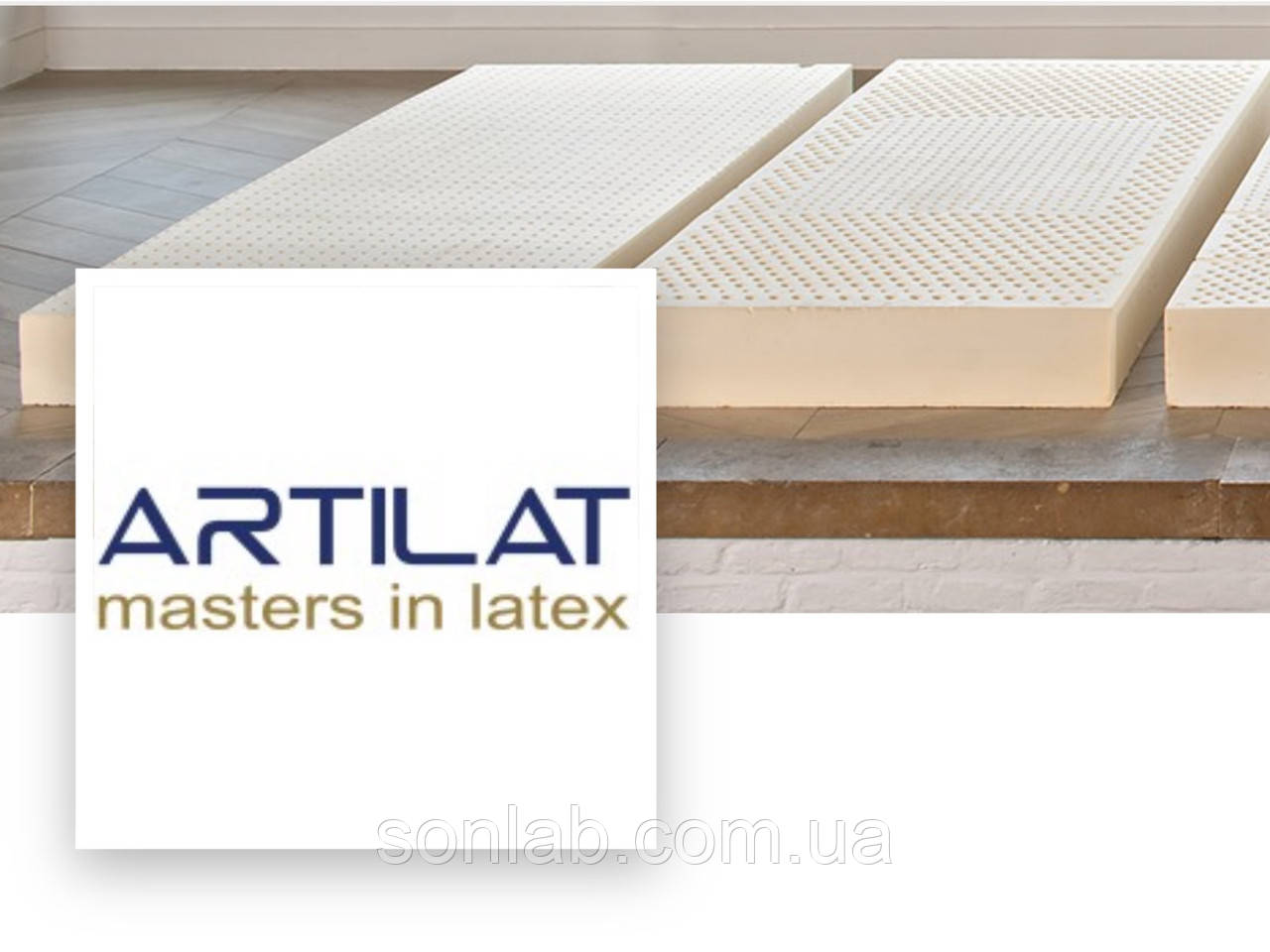 Матрац із Латексу Artilat Ортопедичний, висотою до 19 см SoNLaB Latex MEGAL, фото 1