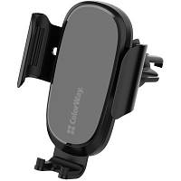 Зарядное устройство ColorWay Air Vent Car Wireless Charger 15W Black (CW-CHAW038Q-BK) o