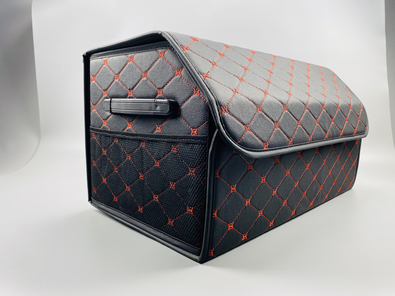 Автомобільний органайзер для зберігання сумка багажник, Органайзер для авто екошкіра преміум складаний, фото 1