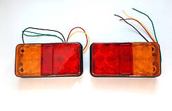 Ліхтарі задні 10LED SQ-009 10-31V 140х75мм smart