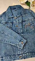 Куртка джинсова для дівчинки підлітка Модно