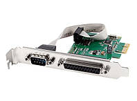 Картка розширення PCI-Express для COM-порту та LPT-порту Gembird PEX-COMLPT-01 — MiniLavka