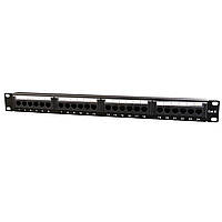 Патч панель, Cat 6, 24 порта, UTP Cablexpert NPP-C624CM-001 - MiniLavka