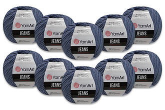 Упаковка YarnArt Jeans, Графіт New No68