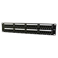 Патч панель, Cat 5e, 48 портов, UTP Cablexpert NPP-C548CM-001 - Vida-Shop