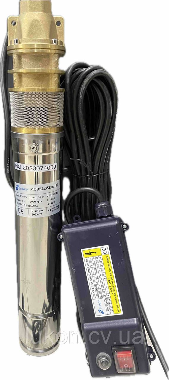 Глибинний насос LuKon 4ЅКм 150 1.1 квт