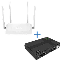 VIA Energy Mini UPS + RG-EW1200 Комплект маршрутизатора и источник бесперебойного питания