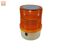 Проблисковий маячок помаранчевий автономний на магніті (живлення АА)