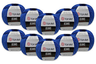 Упаковка YarnArt Jeans, Ультрамарин No47