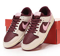 Кроссовки женские Nike SB Dunk Low Retro PRM Valentine's Day осень-весна повседневные. Живое фото