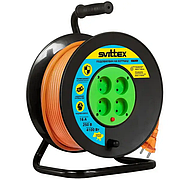 Подовжувач на котушці з термозахистом, 80 м, 2х2,5 мм2 SVITTEX