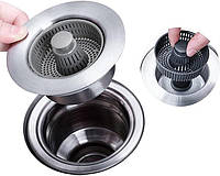 Зливний фільтр для кухонної раковини, зливний кошик для кухонної раковини, посудник кухонної мийки