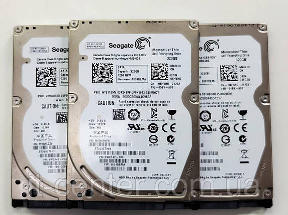 Жорсткий диск 320 GB (SATA) (Для ноутбука) (Б.В), фото 2