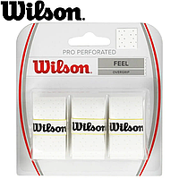 Обмотка для ракетки овергрип Wilson Profile Overgrip White 3 Pack, белый (3шт.)