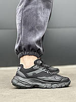 Мужские легкие кроссовки демисезонные 41-45 черные мужские кроссовки еко-кожаные мужские кроссовки