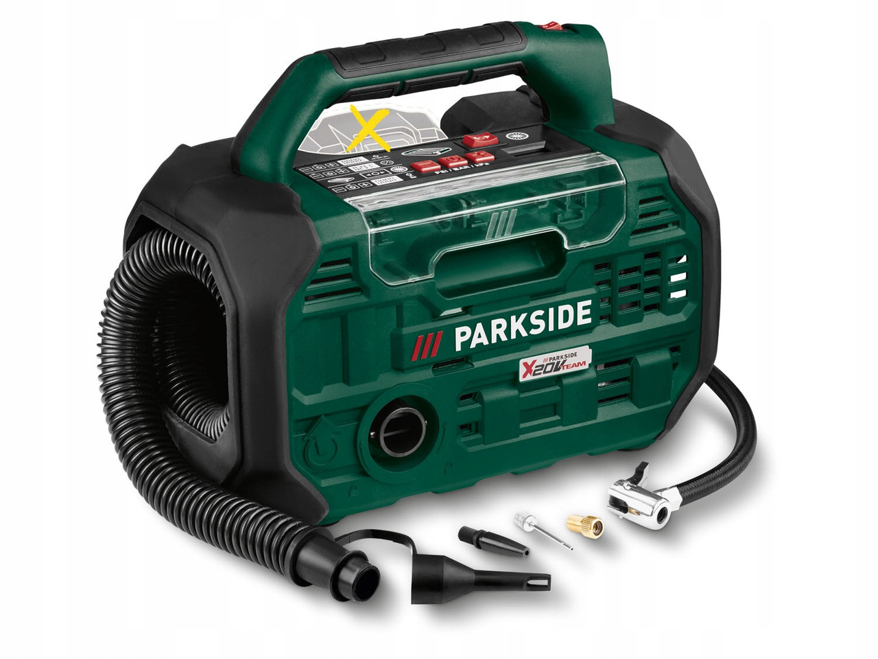Акумуляторний компресор і насос PARKSIDE PKA 20-Li C3, 20 В, 10,3 бар, 380 л/хв