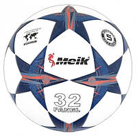 Мяч футбольный Meik Football Size №5 400 грамм TPU White/Blue (С 40042/01)