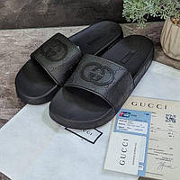 Чоловічі шльопанці Gucci CK6434 чорні