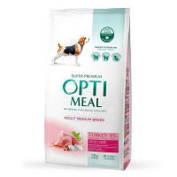 Сухой корм для собак Optimeal для средних пород со вкусом индейки 1.5 кг (4820083905407) MM