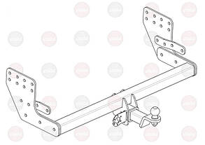 Фаркоп Mitsubishi L200 (2015-2024)(Фаркоп Мітсубісі Л 200)VasTol