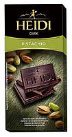 Шоколад темний з фісташками 50% какао Heidi Dark Pistachio 80г Румунія