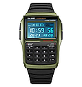 Чоловічий наручний електронний годинник Skmei 2255 з калькулятором (Зелений), фото 3
