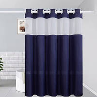 Водонепроницаемая Занавеска для душа Furlinic Shower Curtain 100 х 180 см моющаяся полиэфирная ткань