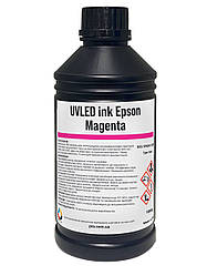 УФ чорнило UVLED PRO INK™ MAGENTA для Epson i3200, i1600, DX5, DX7, XP600 1000г