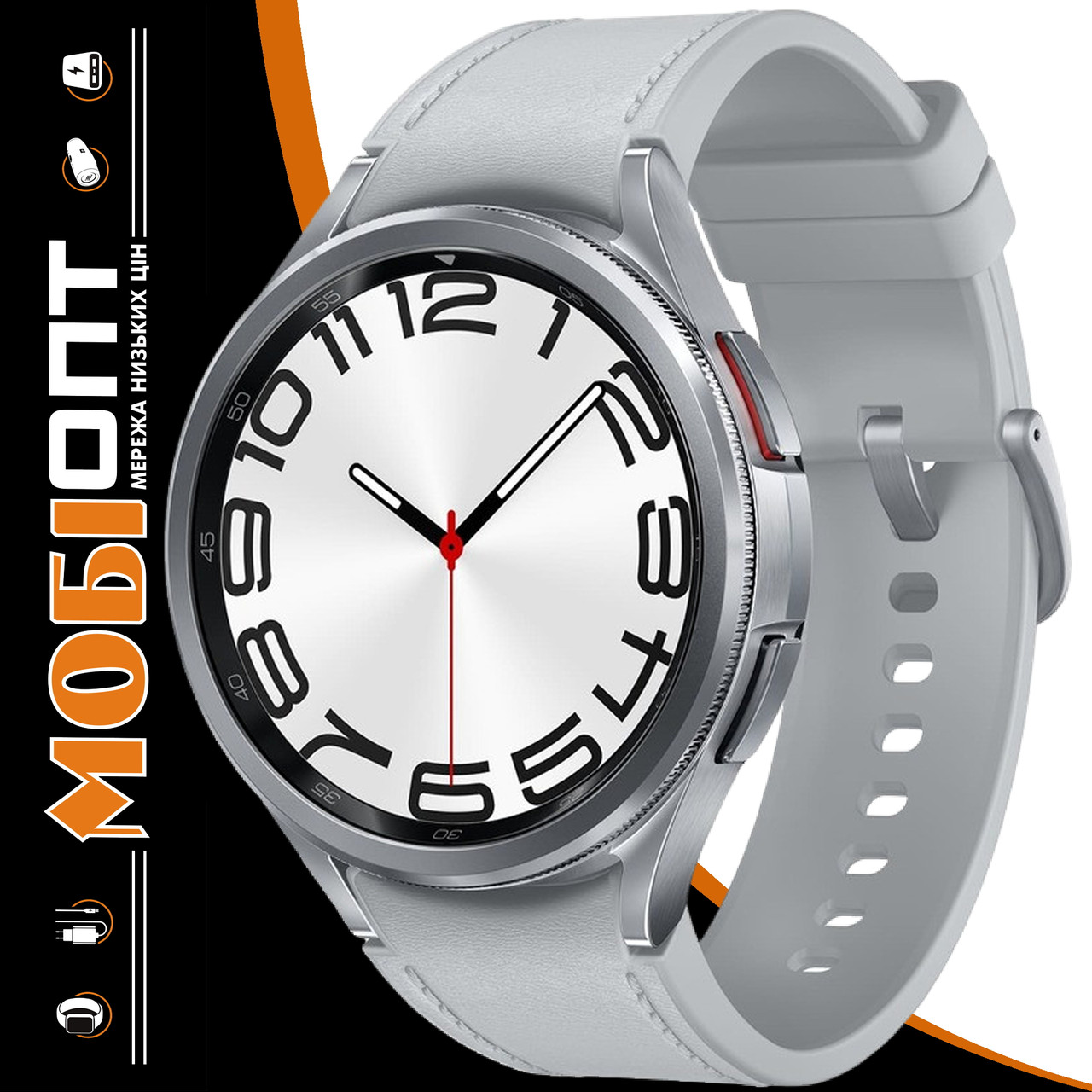 Smart Watch Samsung Galaxy Watch 6 Classic 43mm SM-R950 Silver (SM-R950NZSATGY)