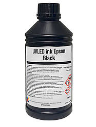 УФ чорнило UVLED PRO INK™ BLACK для Epson i3200, i1600, DX5, DX7, XP600 1000г