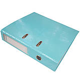 Папка-реєстратор картонна, А5, 70 мм, РР-покриття, кишенька для етикетки, фото 8