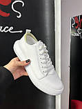 Кросівки жіночі Best Vak білий шкіряні кеди повсякденні демісезонні, фото 7