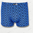 Труси чоловічі боксери великі розміри 6XL Синій батал, фото 2