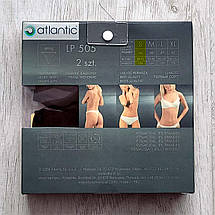 Набір 2 шт. жіночих стрінгів ATLANTIC розмір S темно-коричневого кольору, фото 4