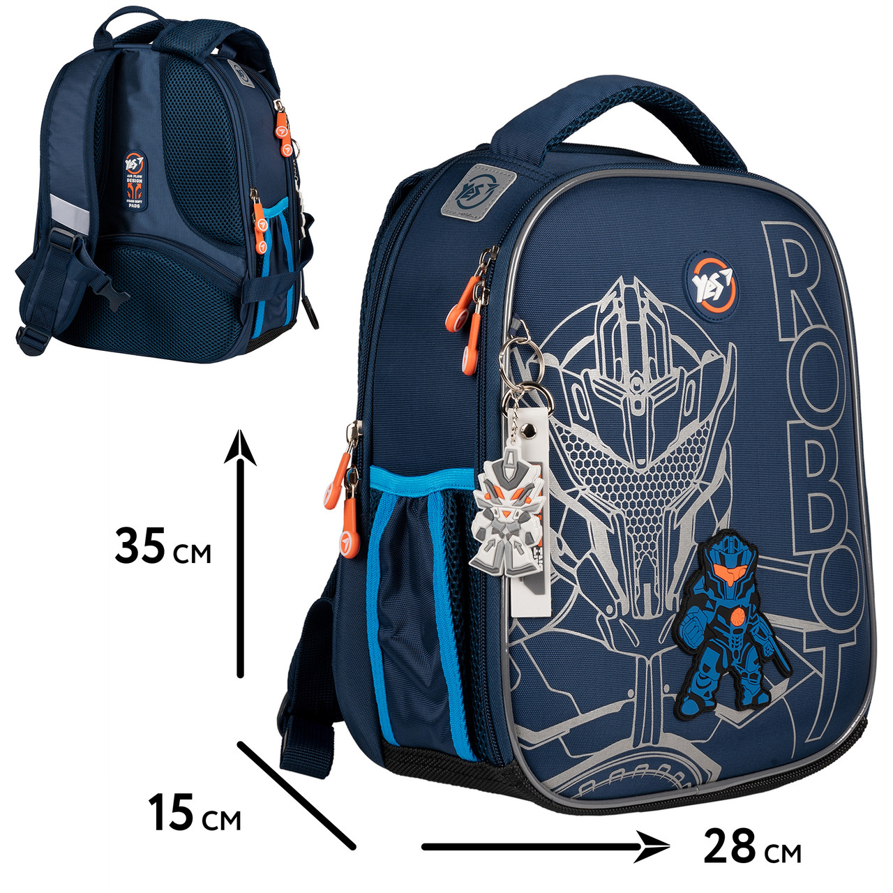 Рюкзак шкільний каркасний Yes Fighter H-100, фото 1