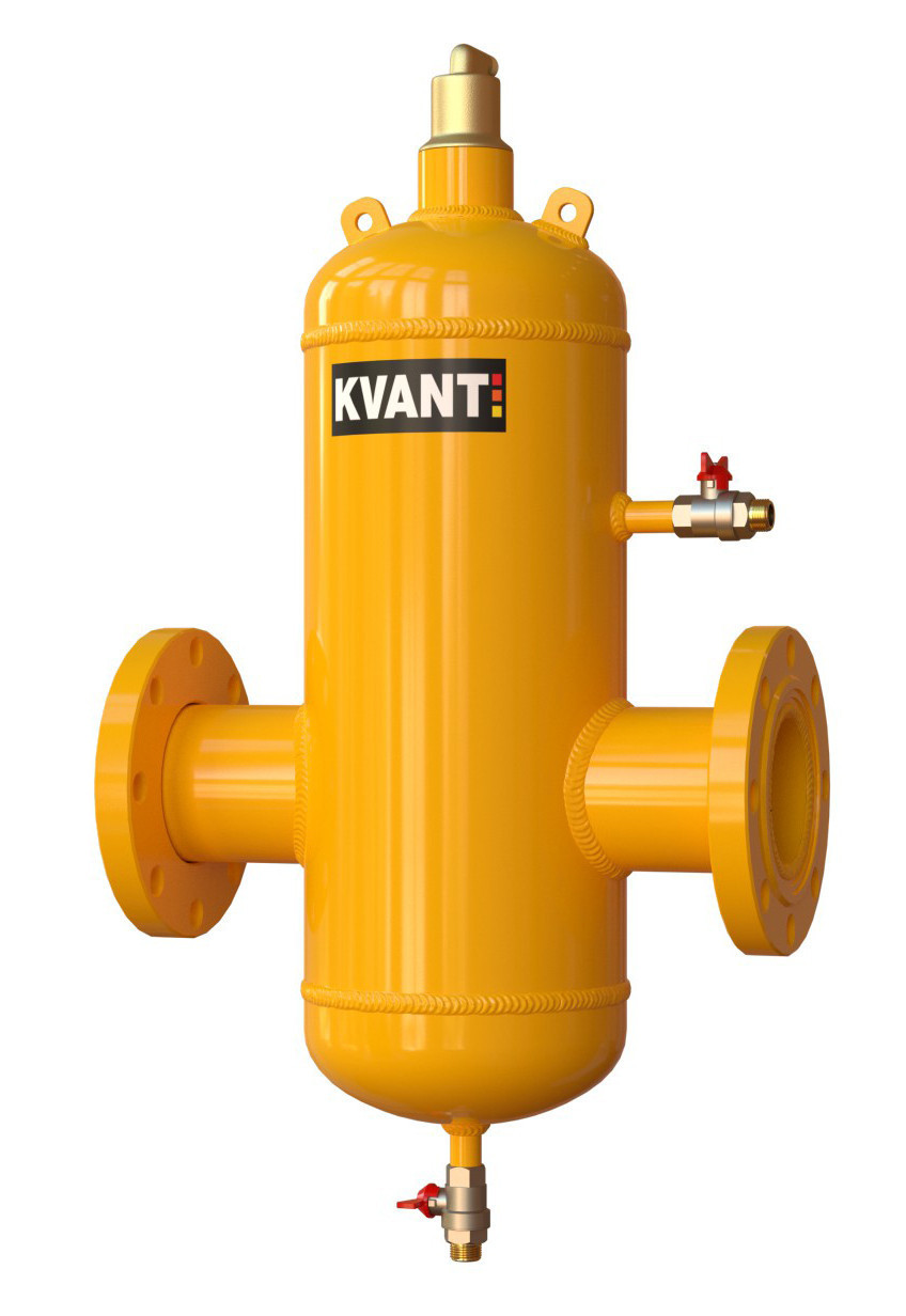 Сепаратор повітря (деаератор)ТF-300 фланцевий Ду 300 16bar KVANT DisAir