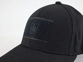 Бейсболка тактична ULTIMATUM Чорна,Універсальна чоловіча кепка бейсболка, кепка для поліції, фото 2