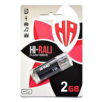 USB Flash Drive 2Gb Hi-Rali Corsair series Black, HI-2GBCORBK (код 1091556)