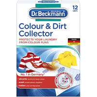 Оригінал! Серветки для прання Dr. Beckmann Пастка для кольору та бруду 12 шт. (4008455413211) - Вища Якість!