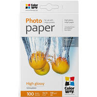 Фотобумага ColorWay 10x15 180г glossy, 100с (PG1801004R) PZZ