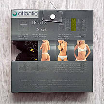 Жіночі стрінги ATLANTIC набір із 2 шт. розмір M чорного кольору з квітковим принтом, фото 3