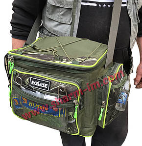Сумка Спінінгіста Eclipse Хакі із зеленими вставками