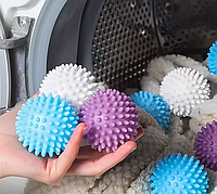 М'ячики-кульки для прання Пуховиків Курток та іншого одягу Dryer Balls набір 4 шт