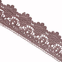 Мереживо макраме 8,0 см колір - пудра