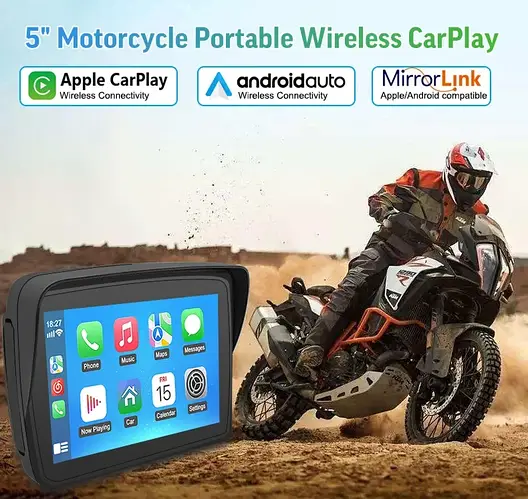 Беспроводной CarPlay & Android Auto для Мотоцикла, навигатор (ID ...