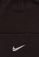 Шапка Nike (найк) Swoosh beanie (чорна), фото 6