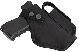 Кобура для Retay G-17, Glock-17 Глок-17 T 910 Flarm поясна з чохлом підсумком для магазину (oxford 600d, чорна)