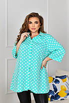 Блуза туніка горошок, фото 3